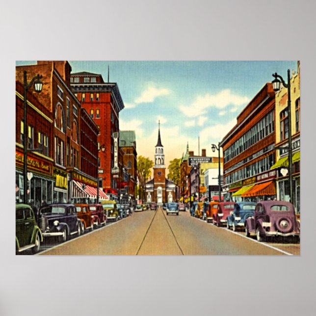 Burlington, Vermont Poster (Front)