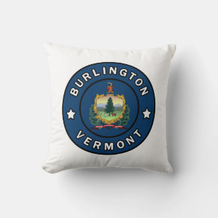 Burlington Vermont Throw Pillow