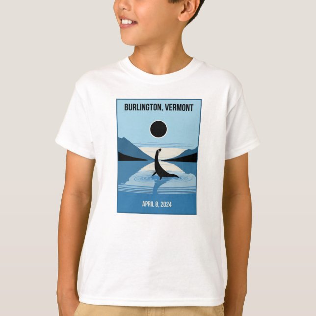 Burlington, VT Champy Eclipse T-Shirt (Front)