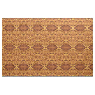 Burlly wood grained print, shades of Autumn golds Fabric