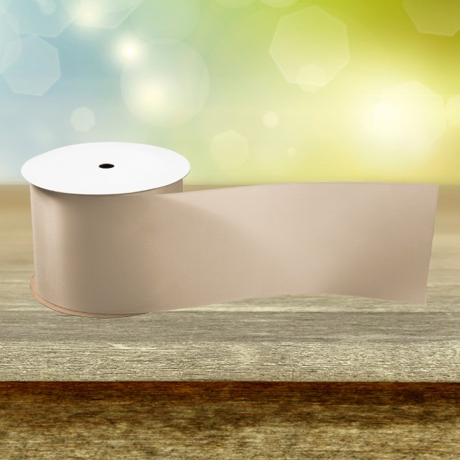 Burly Wood Solid Colour Satin Ribbon (Creator Uploaded)
