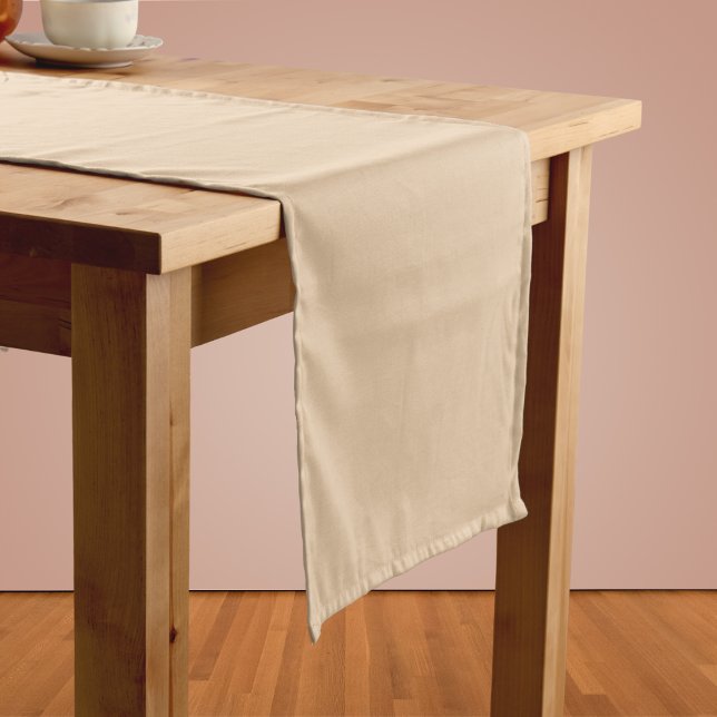 Burly Wood Solid Colour Short Table Runner (Creator Uploaded)
