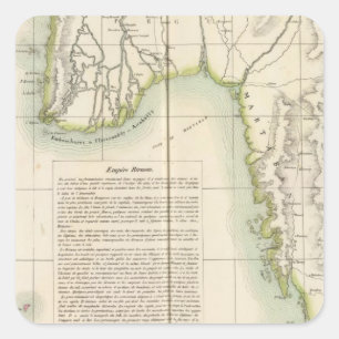 Burma 104 square sticker