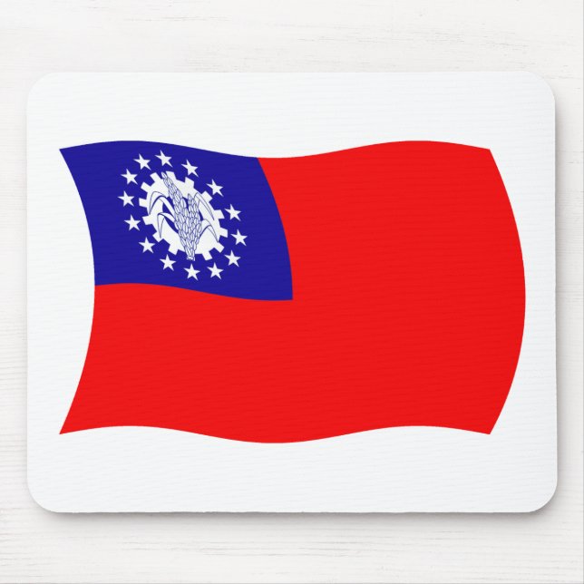Burma Flag Mousepad (Front)