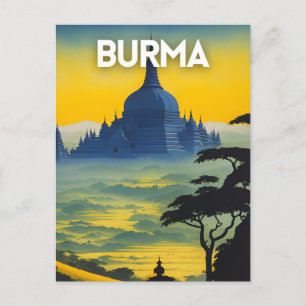 Burma Travel Postcard