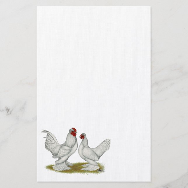 Burmese Bantams Stationery (Front)