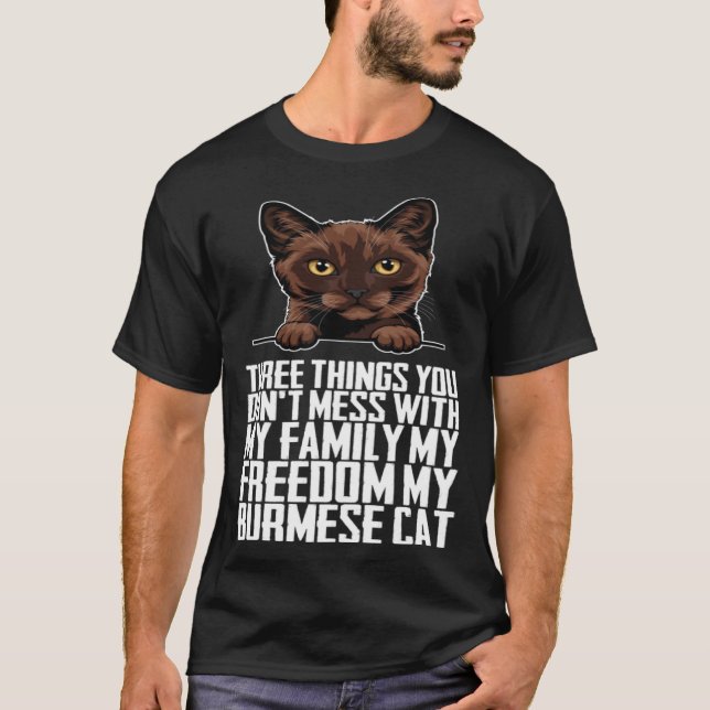 Burmese  Burmese cat  Burmese mother T-Shirt (Front)