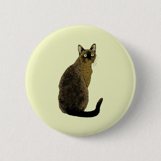 Burmese Cat 2 Inch Round Button