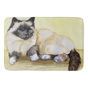 Burmese Cat Sealpoint Bath Mat