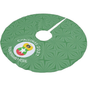 Burmese Myanmar Angel Christmas Flag Personalized Brushed Polyester Tree Skirt