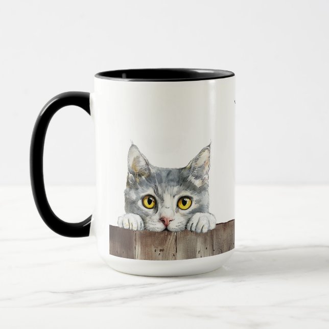Burmilla Cat Mug (Left)