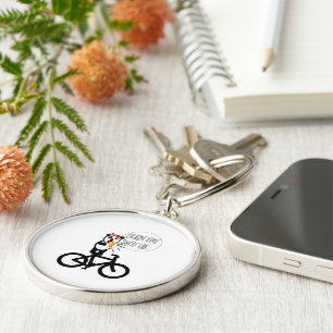 Burn Fat Not Oil Funny Keychain