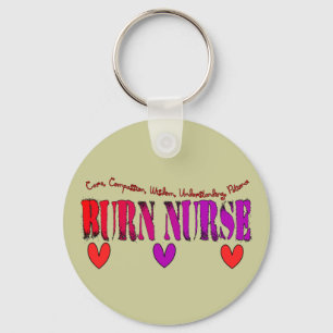 Burn Nurse Gifts Keychain