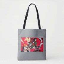 Burn the Witch Tote Bag – Spooky Halloween Accesso