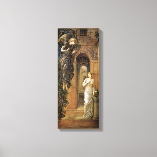 Burne-Jones Annunciation CC0435 Angel Canvas Print (Front)