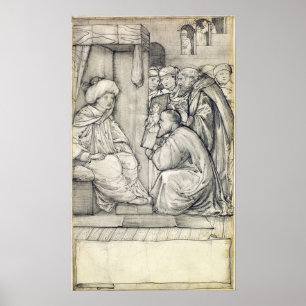 Burne-Jones - Chaucer's Man Of Laws Poster