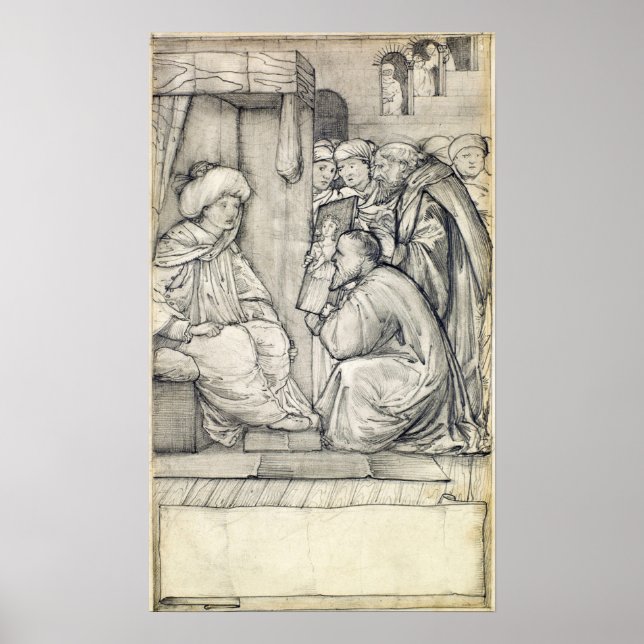 Burne-Jones - Chaucer's Man Of Laws Poster (Front)