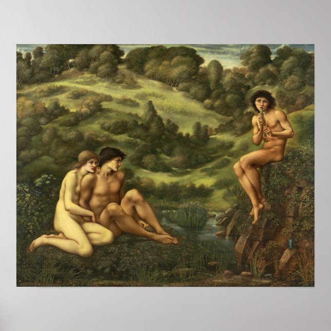 Burne-Jones - Garden Of Pan Poster (Front)