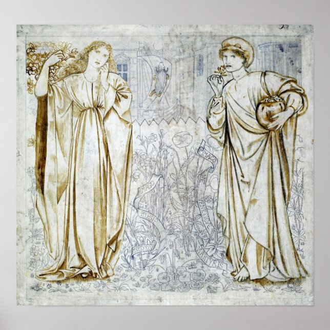 Burne-Jones - Hypsiphile And Medea Poster (Front)