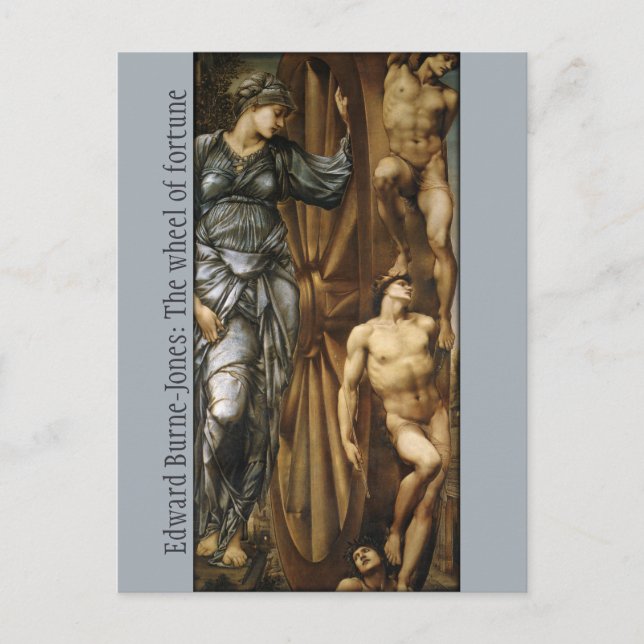 Burne-Jones Roue de Fortune CC0424 Carte postale (Devant)