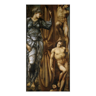 Burne-Jones Wheel of Fortune CC0426 Poster