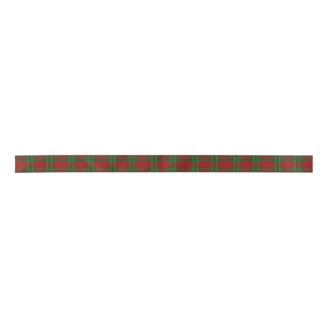Burnett Clan Tartan Plaid Ribbon Satin Ribbon (Front)