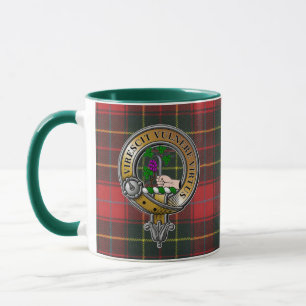 Burnett Tartan & Badge Mug