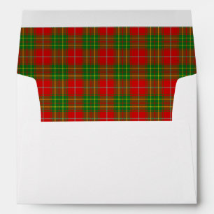 Burnett Tartan Wedding Envelopes