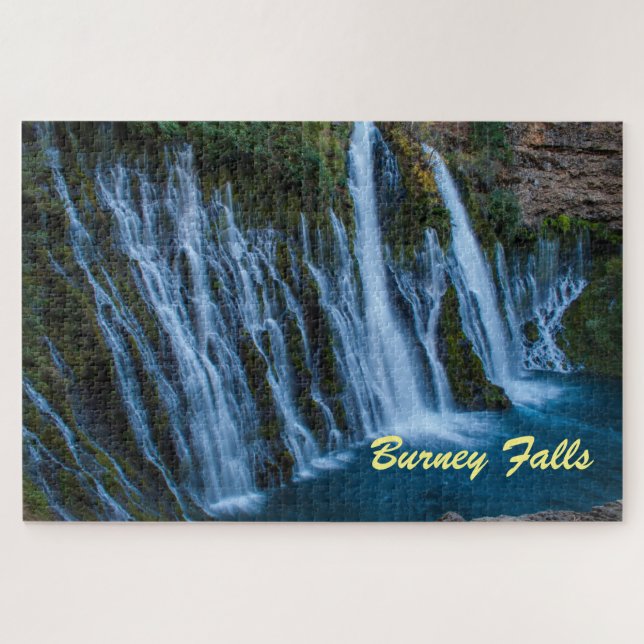 Burney Falls Magnet Jigsaw Puzzle (Horizontal)