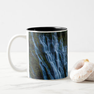 Burney Falls Magnetic Card Two-Tone Coffee Mug