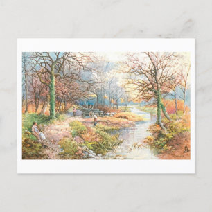 Burnham Beeches in England Vintage Postcard