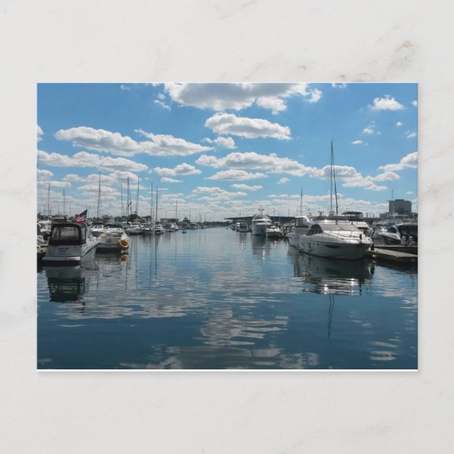 Burnham Harbour - Chicago Postcard (Front)