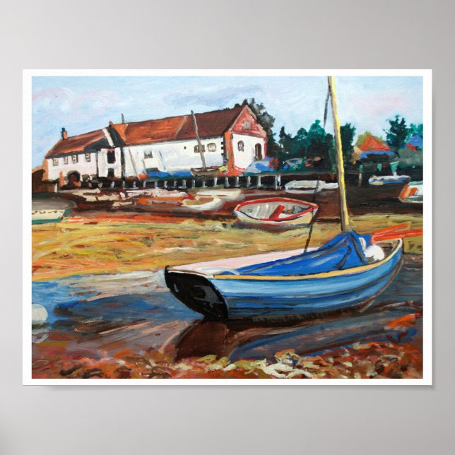 Burnham Overy Staithe Poster (Front)