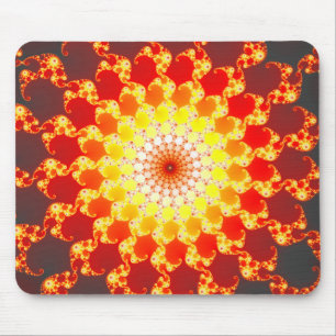 Burnin Ambition - Fractal Mousepad