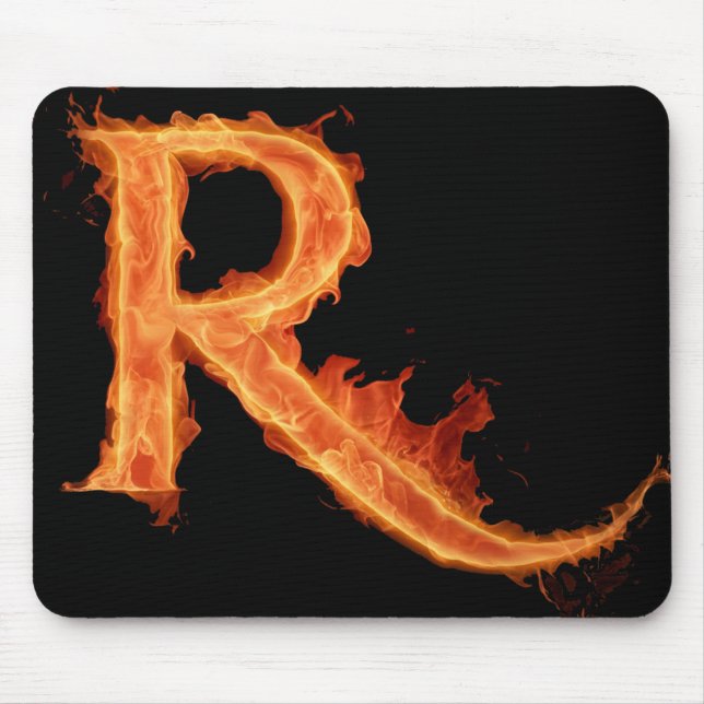 Burning Alfa - R Mouse Pad (Front)
