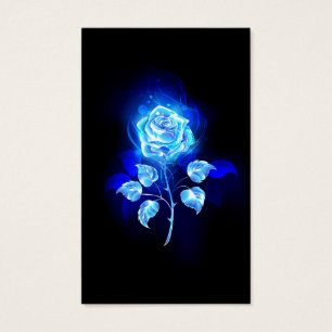 Burning Blue Rose