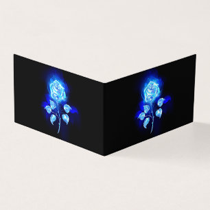 Burning Blue Rose