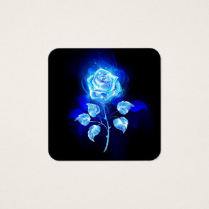 Burning Blue Rose
