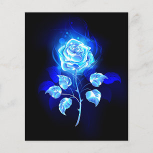 Burning Blue Rose