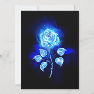 Burning Blue Rose
