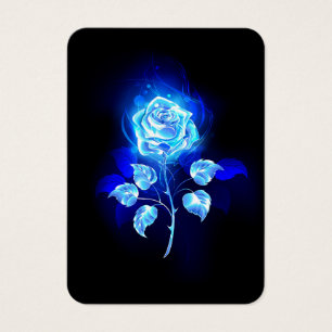 Burning Blue Rose
