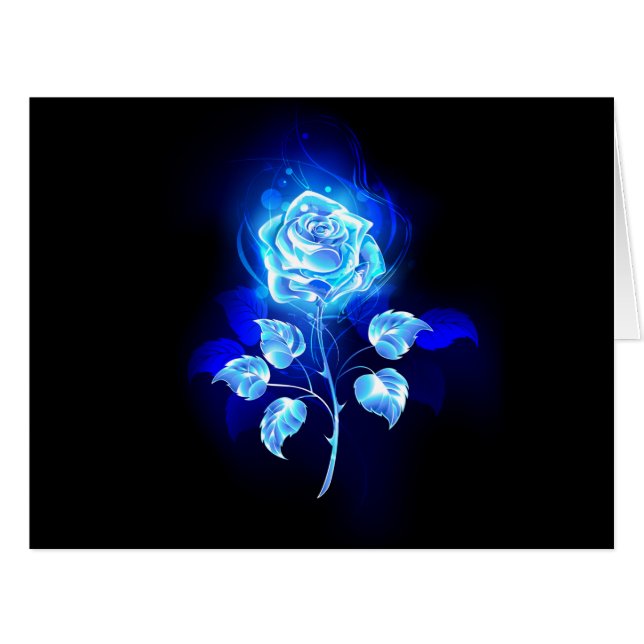 Burning Blue Rose (Front Horizontal)