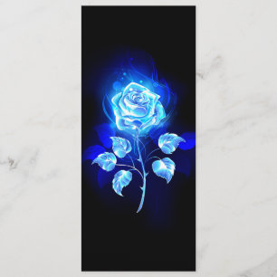 Burning Blue Rose Advice Card