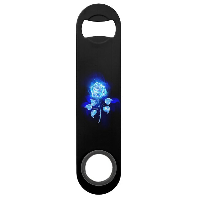 Burning Blue Rose Bar Key (Front)