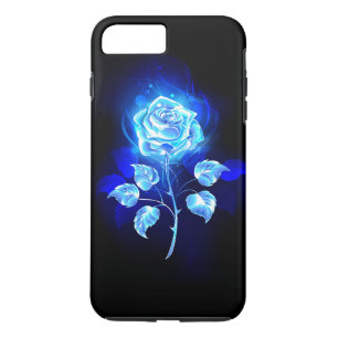 Burning Blue Rose Case-Mate iPhone Case