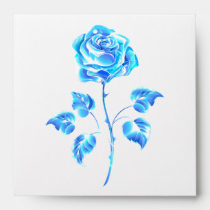 Burning Blue Rose Envelope