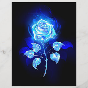 Burning Blue Rose Flyer