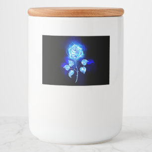 Burning Blue Rose Food Label