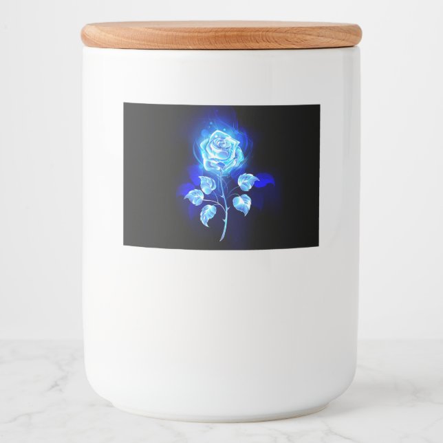 Burning Blue Rose Food Label (Front)