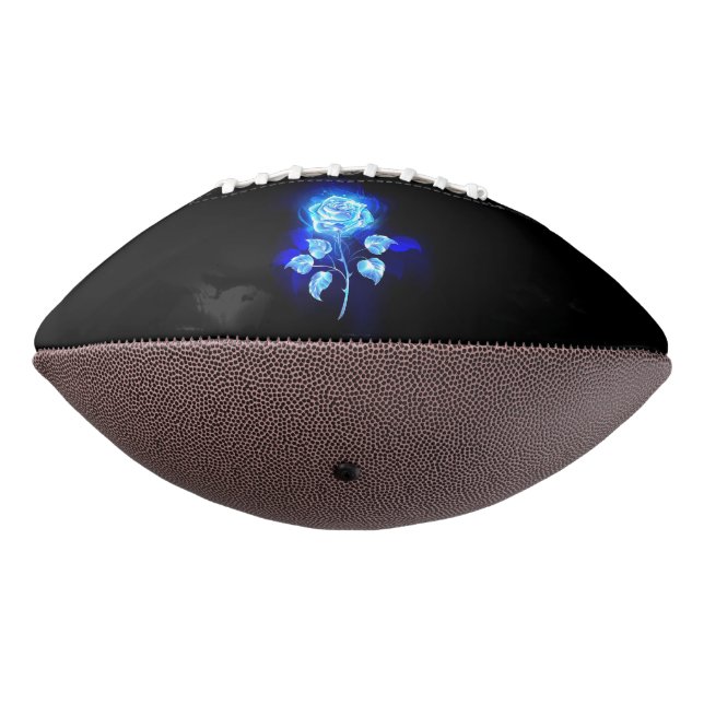 Burning Blue Rose Football (Rotated 270)